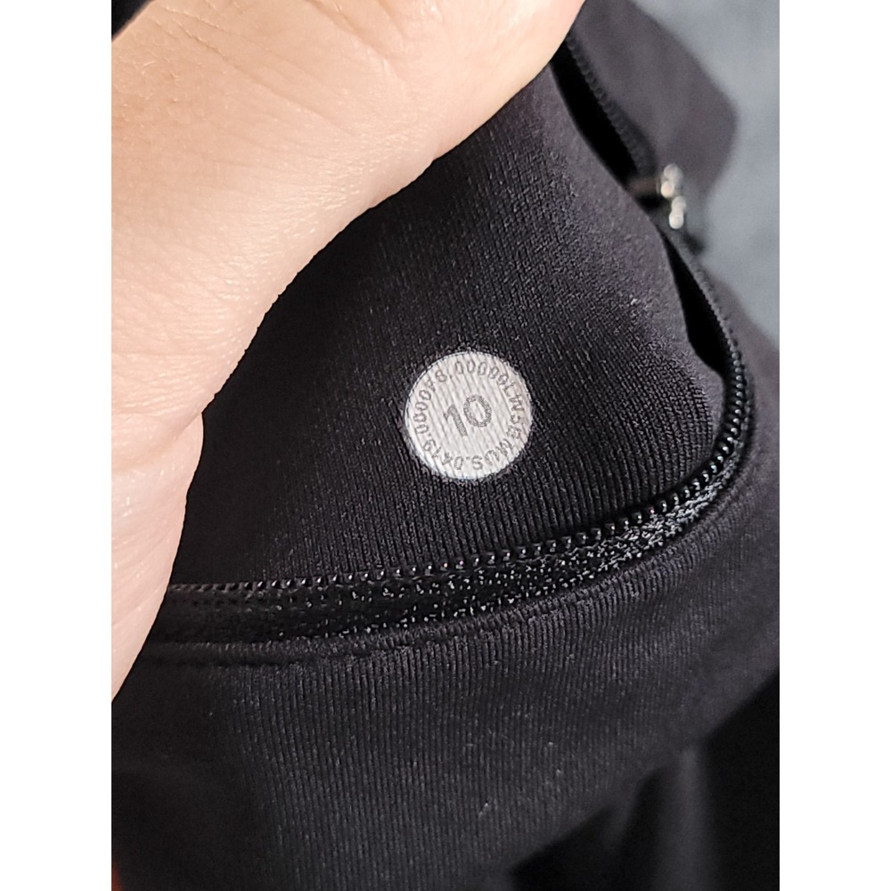Lululemon Leggings Speed Up Mid Rise Tight 28" Luxtreme LW5BMUS Size 10 Black - Picture 9 of 12